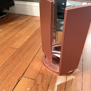 Three way touch screen makeup mirror